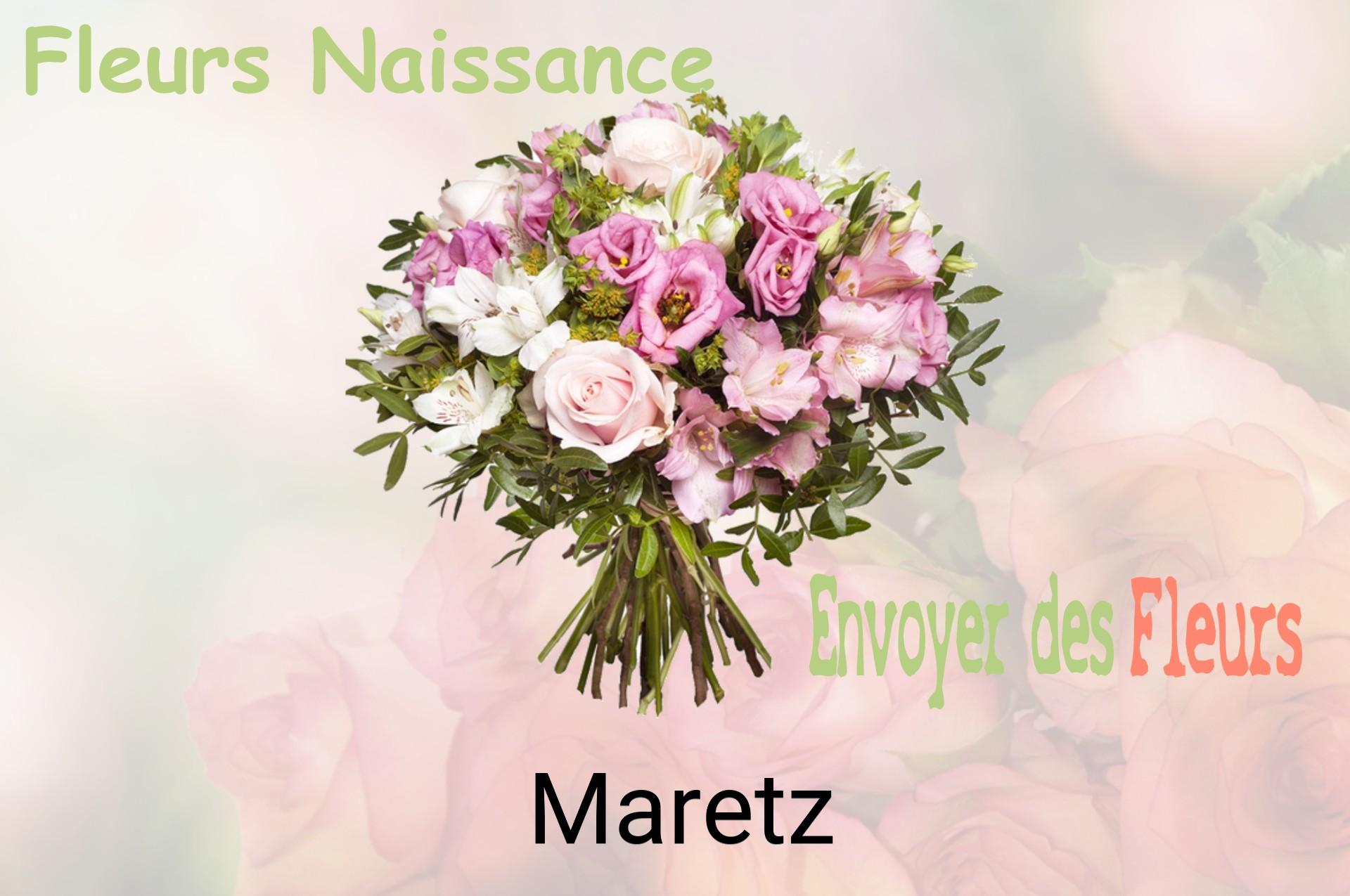 Bouquet de fleurs de naissance livré à Maretz